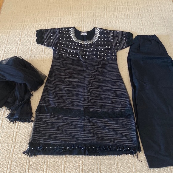 Indian Pakistani Kameez Shalwar suit dress - Picture 1 of 6